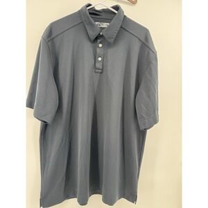 Callaway Polo Shirt Men XL Performance Polyester Stretch Black